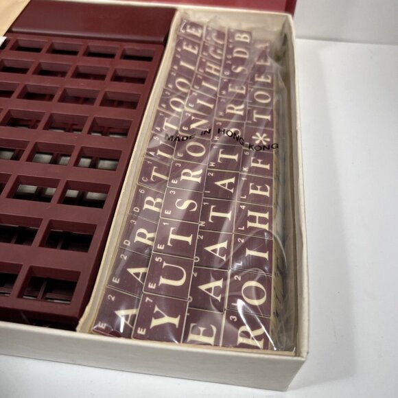 Option Vintage Double Sided Word Board Game Parker Brothers 1983 Complete NIOB - Picture 4 of 9